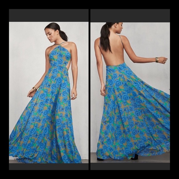 Reformation Dresses & Skirts - Reformation Luna Dress in Iris Floral, Sz 4